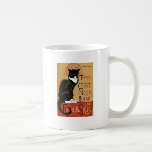 Le Chat Noir et Blanc Kaffeetasse (Rechts)