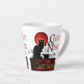 Le Chat Noir et Café Noir Kaffee Milchtasse (Rechte Ecke)