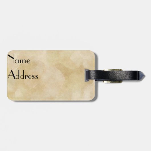 Le Chat Noir Gepäckanhänger (Rückseite horizontal)