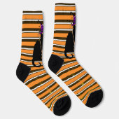 Le Chat Noir Halloween Hexe Socken (Rechts)