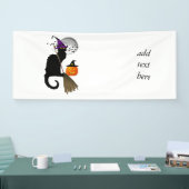 Le Chat Noir - Halloween Hexenkatze Banner (Messe)