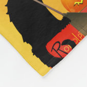 Le Chat Noir - Halloween Hexenkatze Fleecedecke (Ecke)