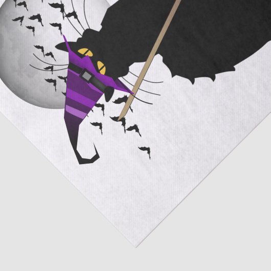 Le Chat Noir - Halloween Hexenkatze Seidenpapier (Ausschnitt)