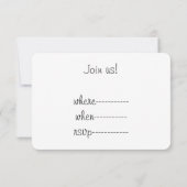 Le Chat Noir Happy New Year Party Einladung (Rückseite)