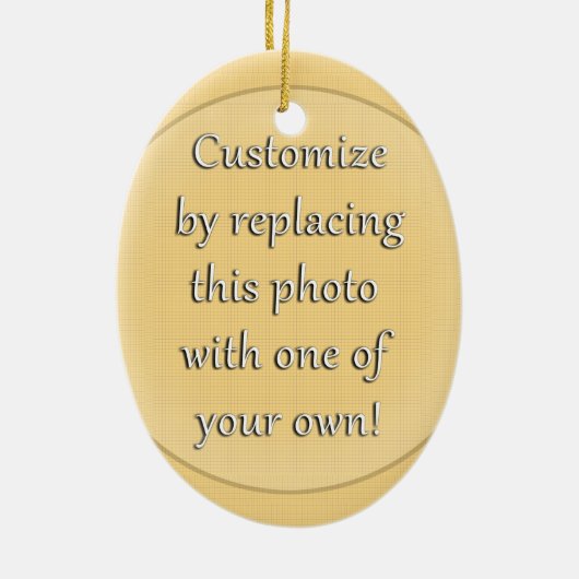 Le Chat Noir Happy New Year Party Keramik Ornament (Hinten)