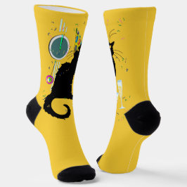 Le Chat Noir Happy New Year Party Socken