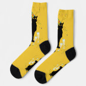 Le Chat Noir Happy New Year Party Socken (Linkes Detail)