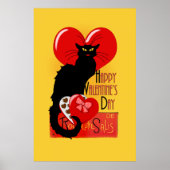 Le Chat Noir - Happy Valentine's Day Poster (Vorne)