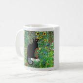 Le Chat Noir im Klimt-Garten Kaffeetasse (Vorderseite Links)