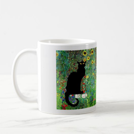 Le Chat Noir im Klimt-Garten Kaffeetasse (Links)