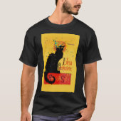 Le Chat Noir - Joyeux Anniversaire T-Shirt (Vorderseite)