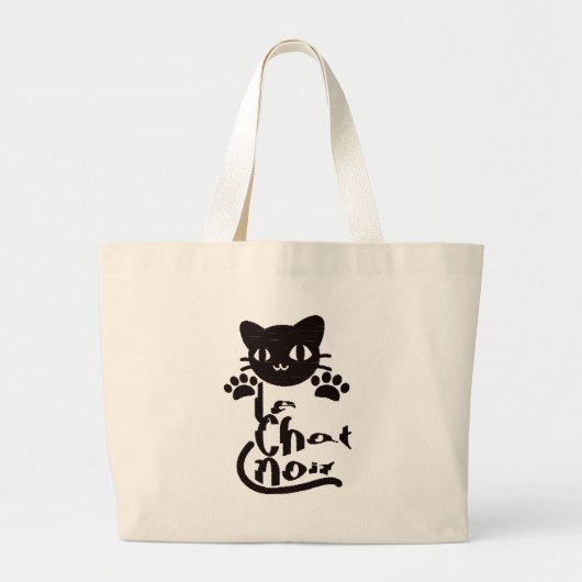 Le Chat Noir Jumbo Stoffbeutel (Vorne)