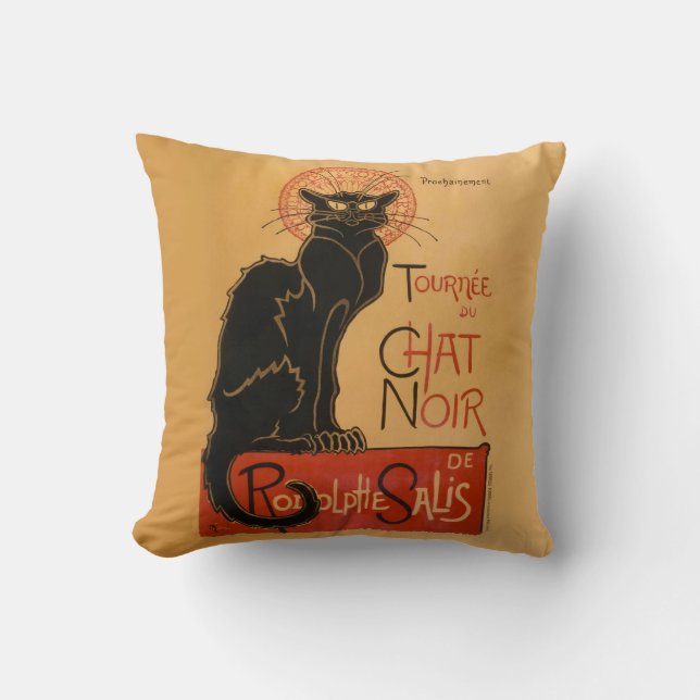 Le Chat Noir Kissen (Vorderseite)