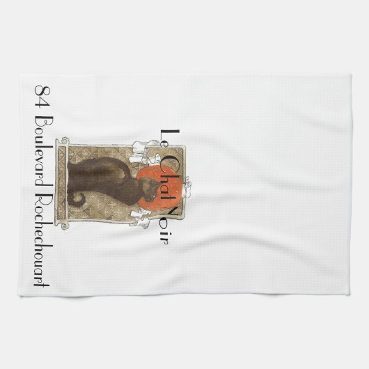 Le Chat Noir Küchentuch (Horizontal)