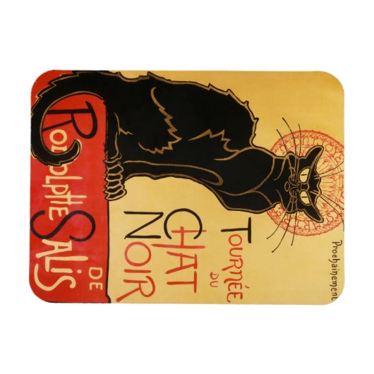 Le Chat Noir Magnet (Horizontal)