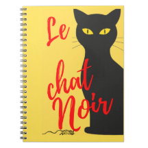 Le Chat Noir Modernes Rot und Gelb