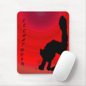 Le Chat Noir Mousepad (Mit Mouse)