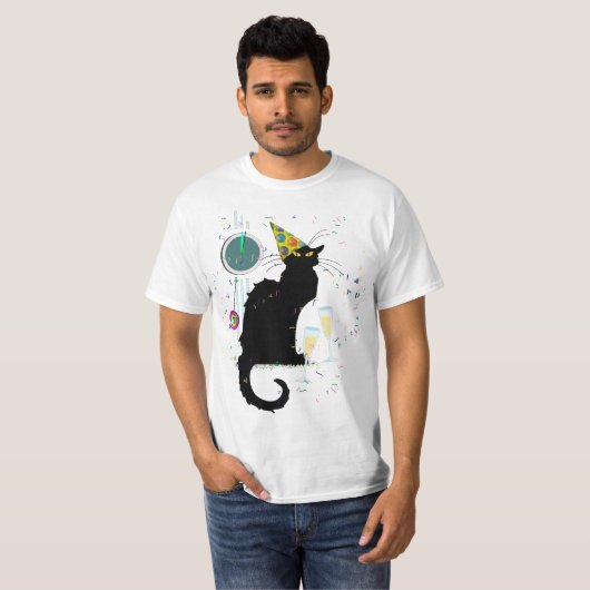 Le Chat Noir New Years T-Shirt (Vorne ganz)