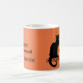 Le Chat Noir nicht beeindruckt Kaffeetasse (Mittel)