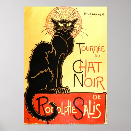 Le Chat noir, Original-Reklametafel Poster (Vorne)