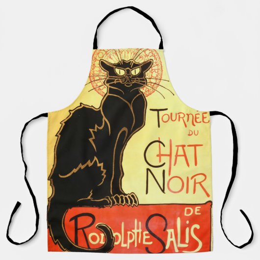 Le Chat noir, Original-Reklametafel  Schürze (Vorderseite)