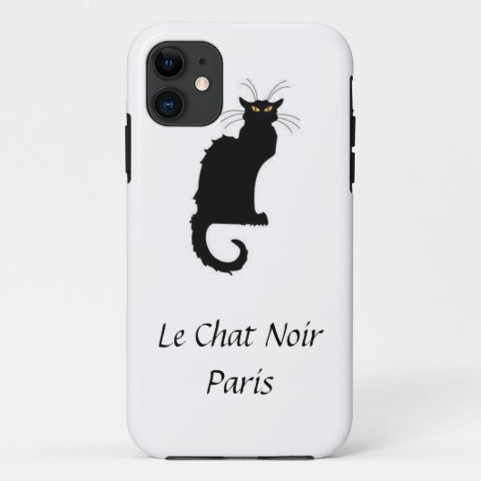 Le Chat Noir Paris iPhone Abdeckung Case-Mate iPhone Hülle (Rückseite)