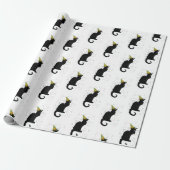 Le Chat Noir Partyhut Konfetti-Feier Geschenkpapier (Ungerollt)