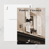 Le Chat Noir Postcard Postkarte (Vorne/Hinten)