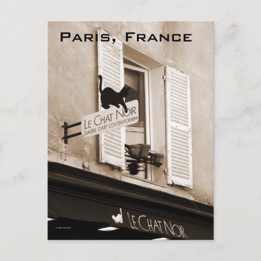 Le Chat Noir Postcard Postkarte (Vorderseite)