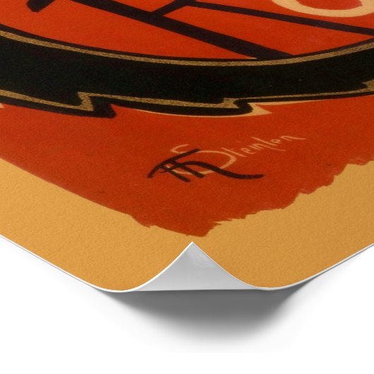 Le Chat Noir Poster (Ecke)