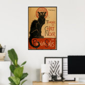 Le Chat Noir Poster – Théophile Steinlen Kunst (Heimbüro)
