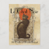 Le Chat Noir Postkarte (Vorderseite)