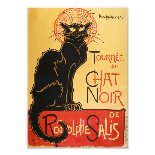 Le Chat Noir Print Fotodruck (Vorne)