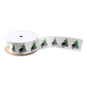 Le Chat Noir Santa Hat Christmas Satinband (Spule)