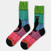 Le Chat Noir Socks Socken (Linkes Detail)