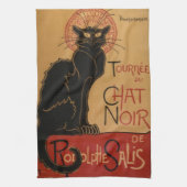 Le chat Noir - Steinlen Geschirrtuch (Vertikal)