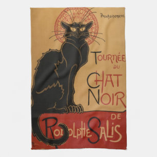 Le chat Noir - Steinlen Geschirrtuch