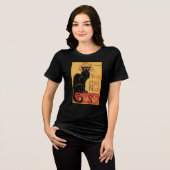 Le Chat Noir Steinlen Illustration T - Shirt (Vorderseite voll)