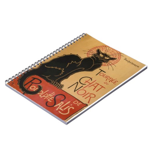 Le Chat Noir - Steinlen Notizblock (Linke Seite)