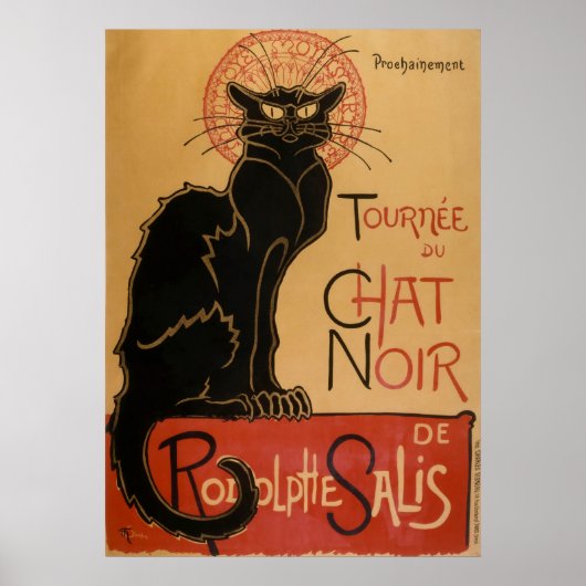 Le Chat Noir - Steinlen Poster (Vorne)