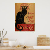 Le Chat Noir - Steinlen Poster (Küche)