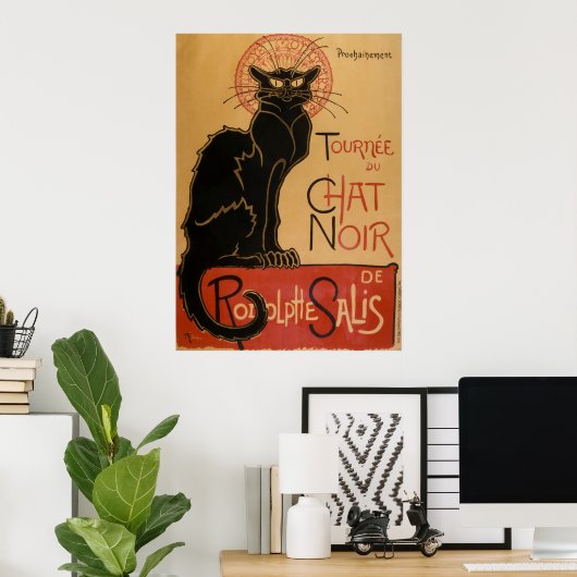 Le Chat Noir - Steinlen Poster (Heimbüro)