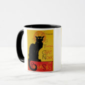 "Le chat noir" Tasse (Vorderseite Links)