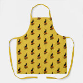 Le Chat Noir Thanksgiving and Pilgrim Turkey Schürze (Vorderseite)