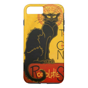 Le Chat Noir The Black Cat Art Nouveau Vintag iPhone 8 Plus/7 Plus Hülle