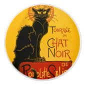 Le Chat Noir The Black Cat Keramikknauf (Vorderseite)
