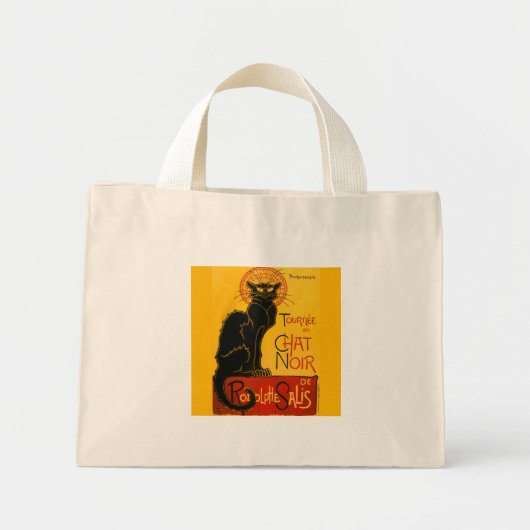 Le Chat Noir The Black Cat Mini Stoffbeutel (Vorne)