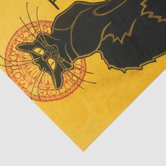 Le Chat Noir The Black Cat Seidenpapier (Ausschnitt)