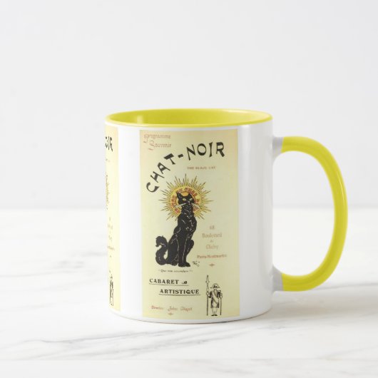 Le Chat Noir The Black Cat Tasse (Rechts)