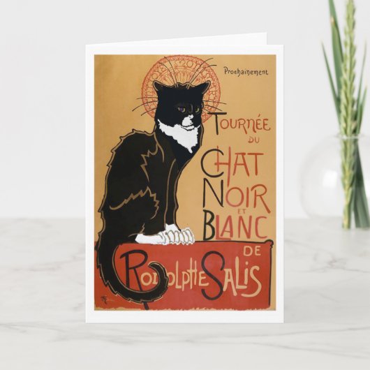 Le Chat Noir und Blanc Karte (Vorderseite)